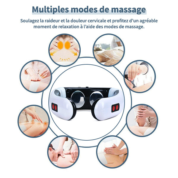 Mode et réglage collier cervical chauffant