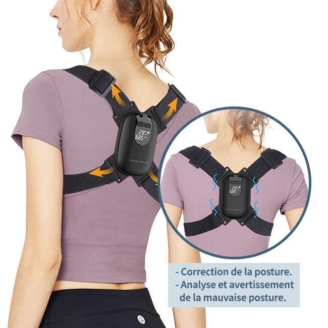 Correcteur de posture intelligent vibrant