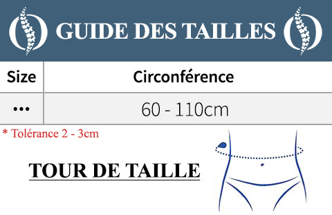 Ceinture lombaire magnétique (20 aimants)