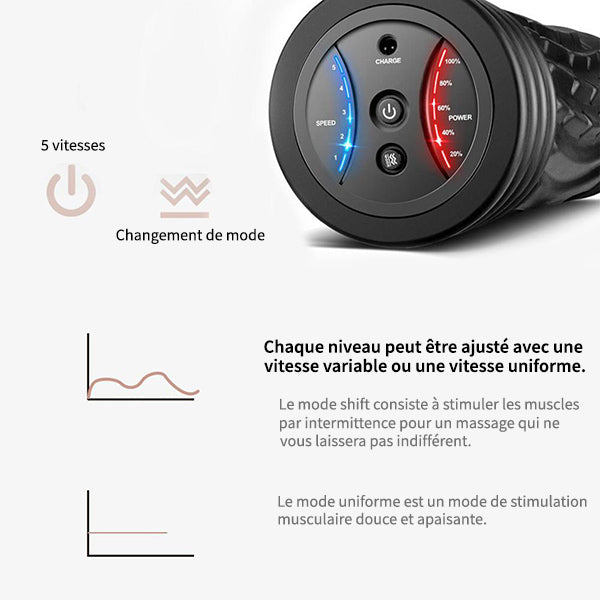 Rouleau de massage <br> Électrique Pro