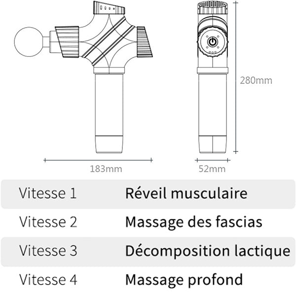 Pistolet de Massage <br> Booster A2