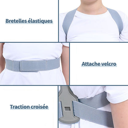 Détails et qualité du redresse dos adolescent