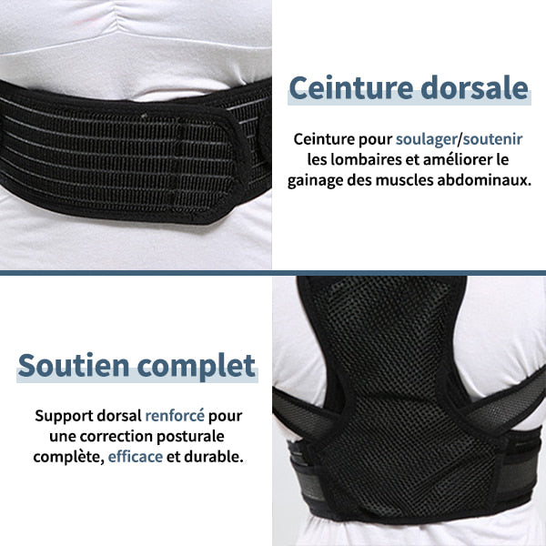 Détails redresseur de dos confortable