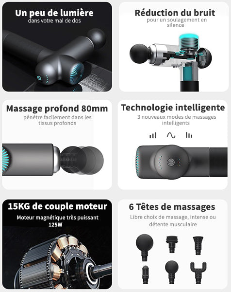 Qualité du Pistolet de massage Light Saber