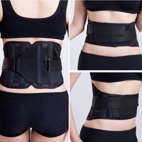Femme portant la Ceinture de Soutien Semi-Rigide