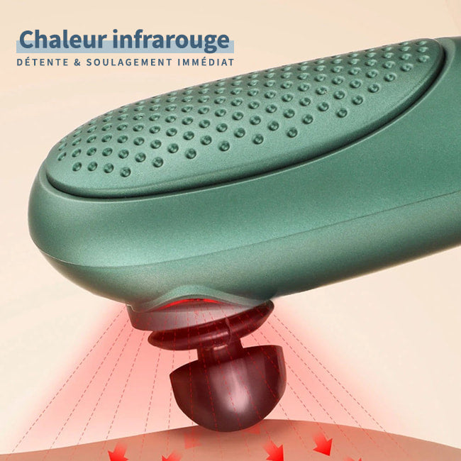 Appareil de massage chauffant et vibrant